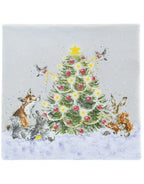 Oh Christmas Tree Woodland Animals Luncheon Napkins, 20 ct