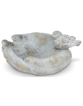 Bird Resting on Hands-9"W