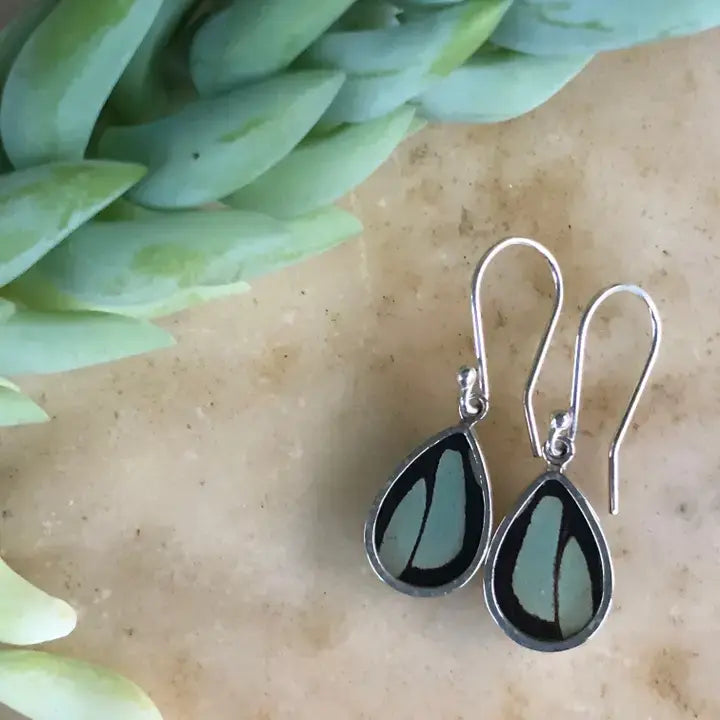 Mariposa Butterfly Sterling Silver Drop Earrings*