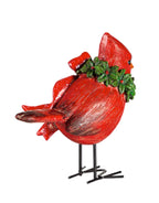 Resin Holiday Cardinal with Metal Feet, 5"