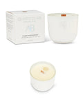 Mini Clear Quartz Crystal candle-2"H(2oz)