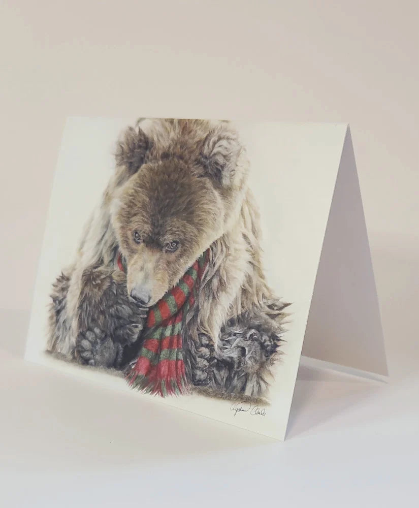 Premium Greeting Cards by Crystal Clark Animal Art