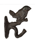 Cast Iron Bird on Twig Hook