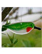 Hanging Glass Chicks 1 , 2.5"