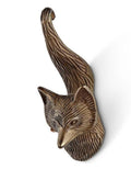 Fox Tail Hook-Antique Brass-6"L