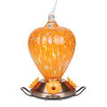 Art Glass Oriole Feeder - Copper Plated Base