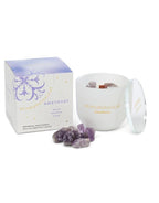 6oz Aromabotanical Wax Candle with real crystals