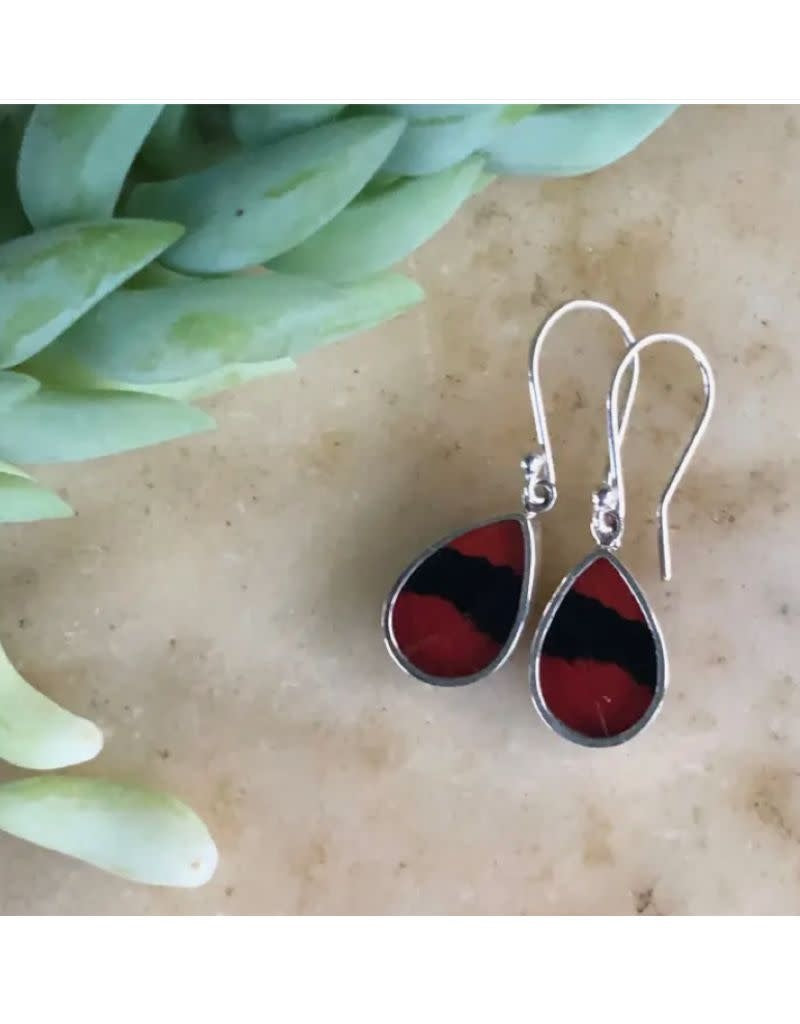 Mariposa Butterfly Sterling Silver Drop Earrings*