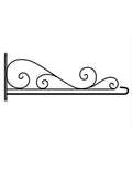 Swirl Wall-Mount House Flag Hanger