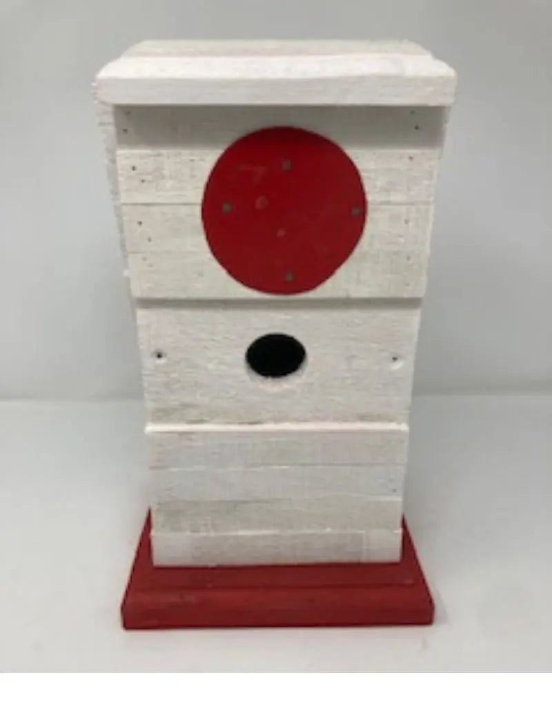 Jean Long Slanted Roof Birdhouse , 1.5" hole