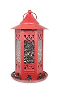 Deep Red Decorative Seed feeder