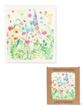 Bee Garden Dishcloth-6.75x7.5"L