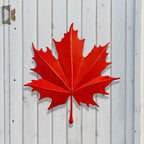 Fall Maple Leaf Medium Metal 20" x 20"