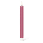 Set of 2 Rose LED Taper Candle-9.5"H