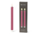 Set of 2 Rose LED Taper Candle-9.5"H