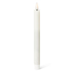 Set of 2 Ivory LED Taper Candles-9.5"H