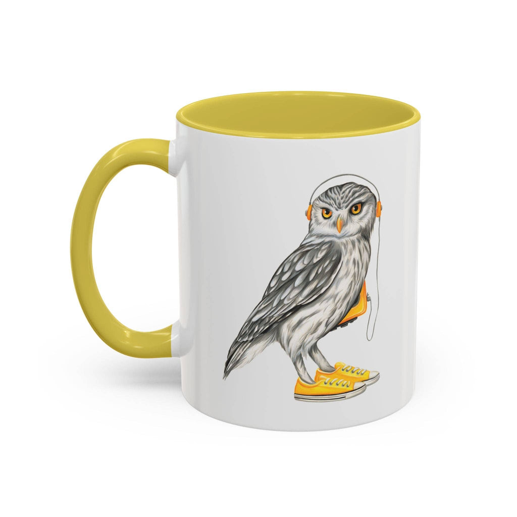 Owl wearing sneakers Mug