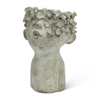 Lg Kissing Face Planter 10"h