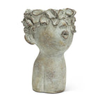 Lg Kissing Face Planter 10"h