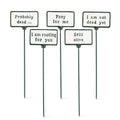 Plant Signs-Antique White and green with phrase