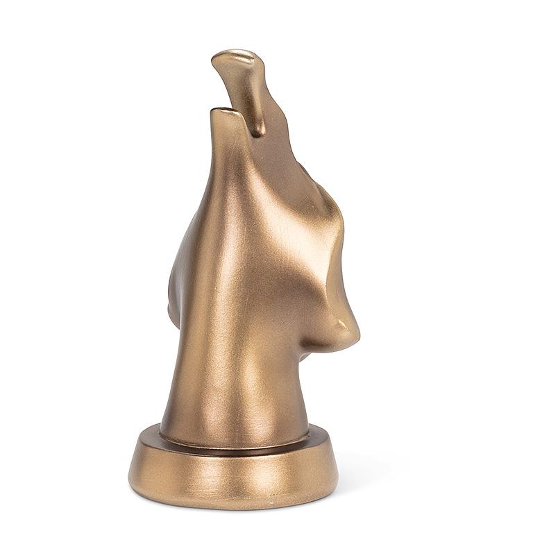 Dog Face Eyeglasses Holder-Bronze 6"high
