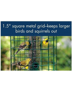 Caged 6 Port Seed Tube Feeder
