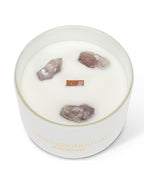 6oz Aromabotanical Wax Candle with real crystals