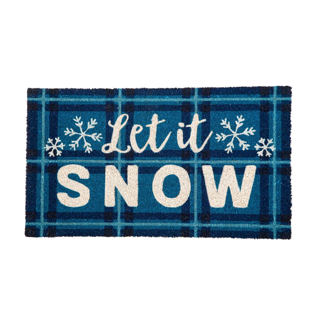 Holiday Salutation Coir Mat
