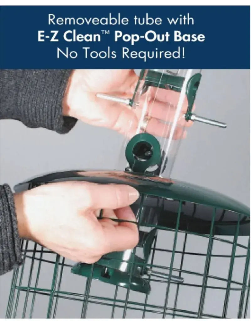 Caged 6 Port Seed Tube Feeder