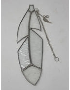 Stained Glass Feather with Charm