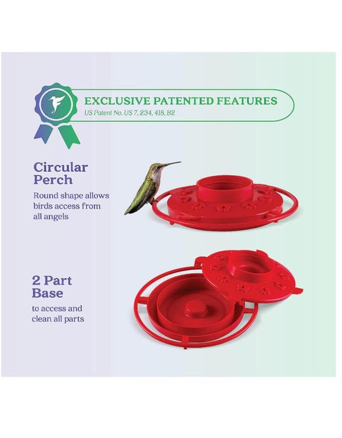 16oz First Nature Plastic Hummingbird Feeder