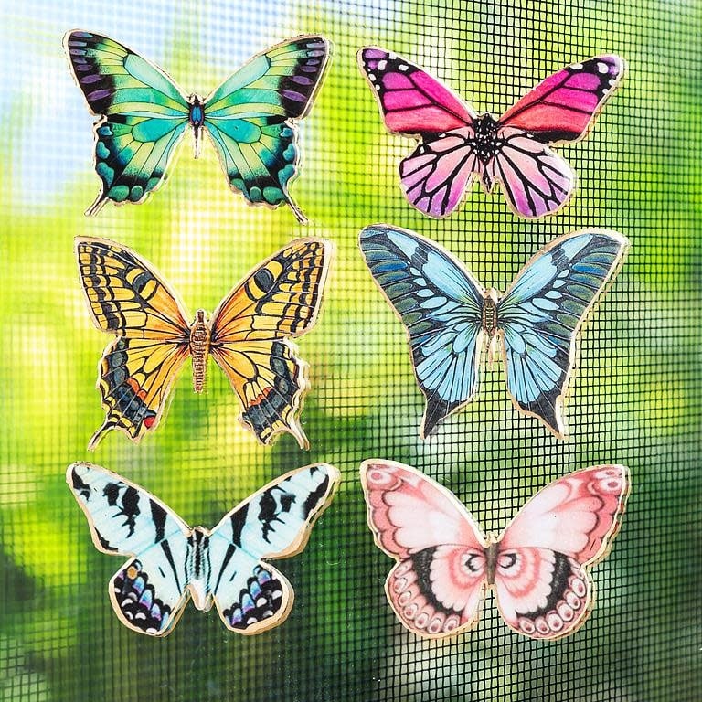 Metal Butterfly Screensaver, 2"