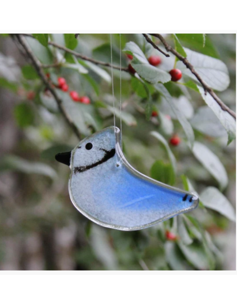 Hanging Glass Chicks 1 , 2.5"