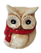 Owls with Scarves Figurines,