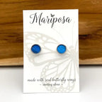 Mariposa Butterfly Sterling Silver Stud Earrings*