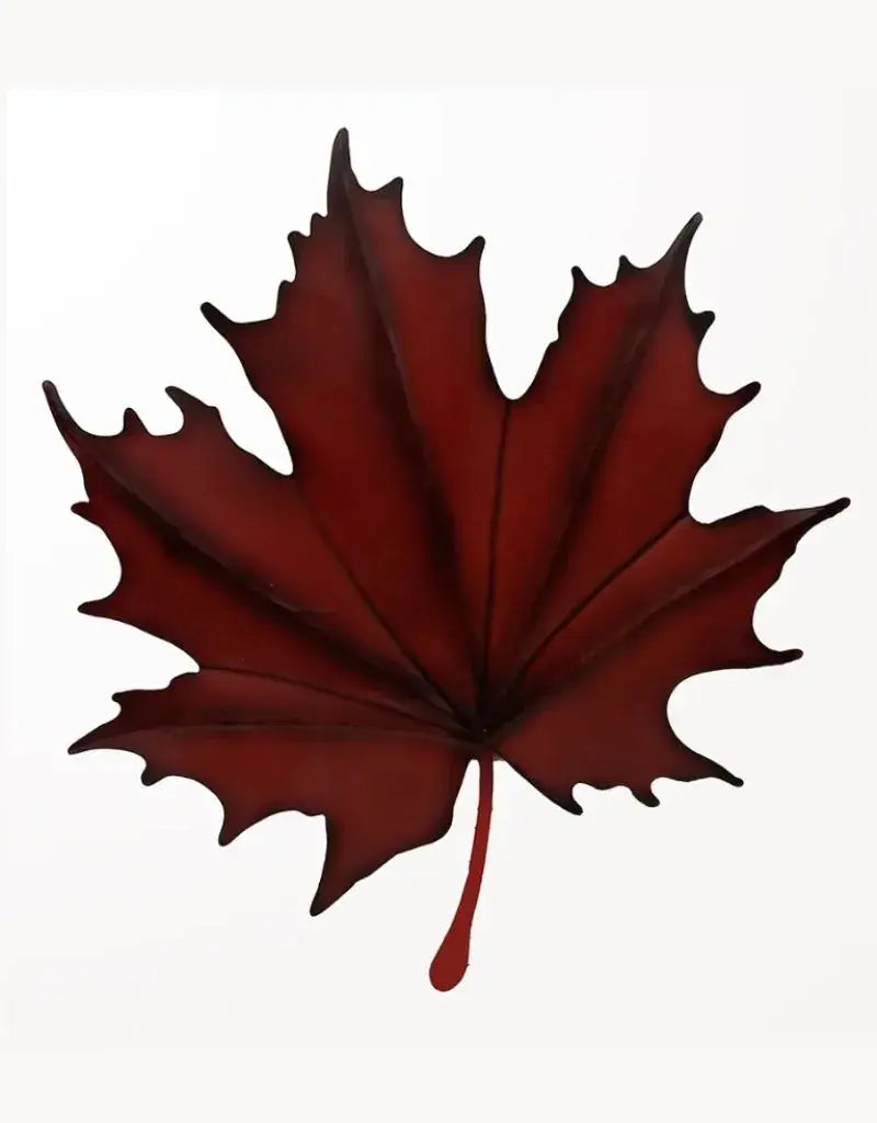 Hanging Metal Canadian Maple Leaf - 32" x 32"