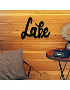Lake Metal Wall Sign