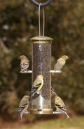 Small Brass Nyjer Tube Feeder