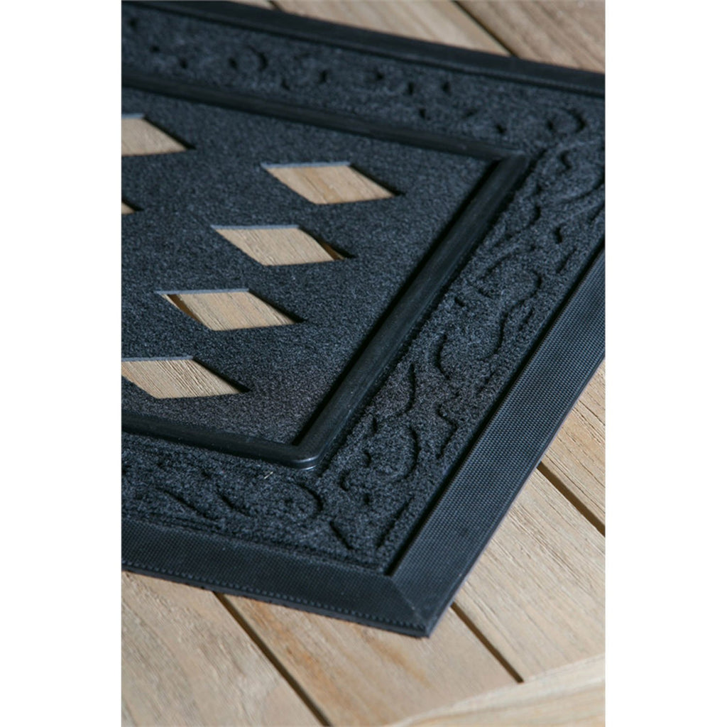Black Scroll Sassafras Mat Tray (Tray only) - clearance