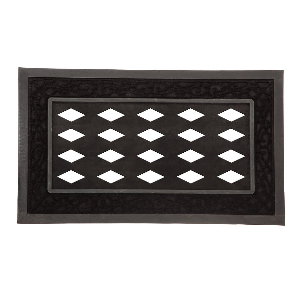 Black Scroll Sassafras Mat Tray (Tray only) - clearance