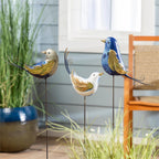 Cottage Garden Stake, Metal Fancy Bird