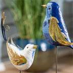 Cottage Garden Stake, Metal Fancy Bird