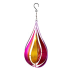 Palm Beach Wind Spinner, Metal Wind Twirler, Pink & yellow