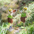 Bird Garden Friends Statuary, Set of 2