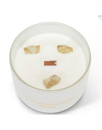 6oz Aromabotanical Wax Candle with real crystals