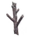 Small Branch Double Hook-Dark black/Brown , 8"