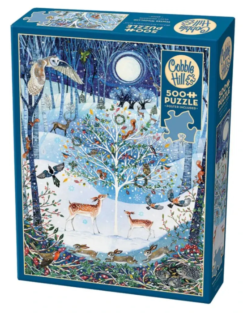 Cobble Hill 500pc Puzzle, Winter/Christmas