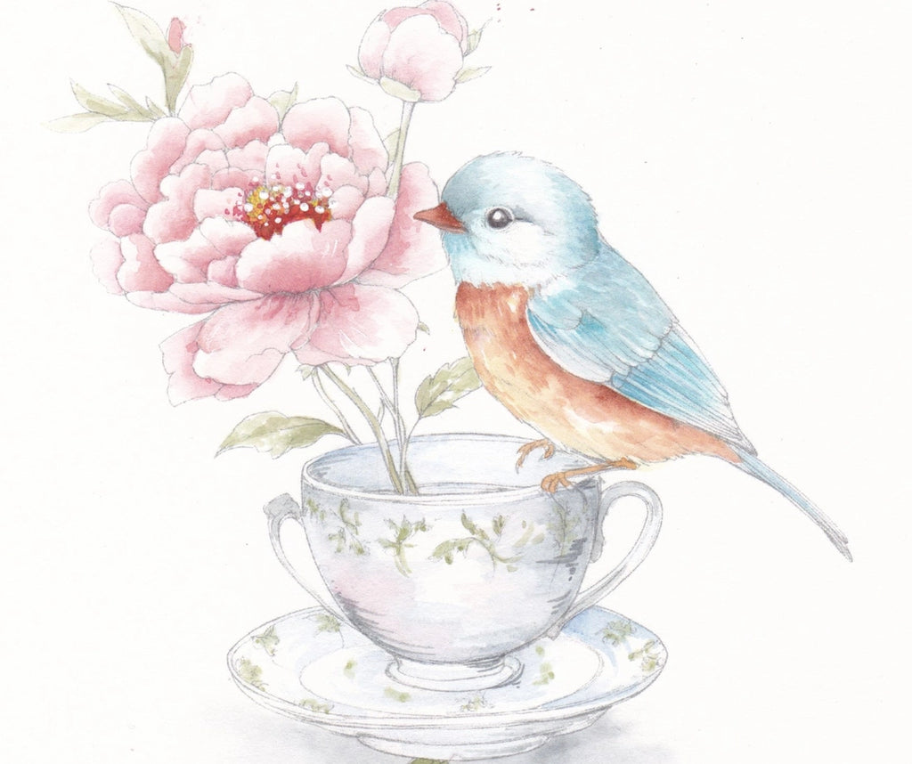 Feathers & Finery Watercolour Painting Workbook