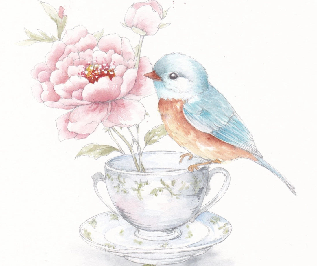 Feathers & Finery Watercolour Painting Workbook