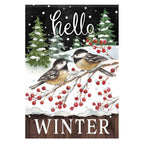 Winter Garden Flag by Carson